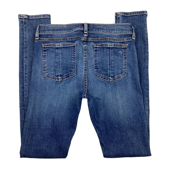 Rag & Bone Skinny Jeans Sloan Plaid Repair - Picture 5 of 13